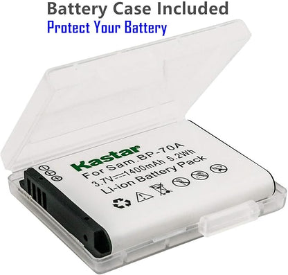 Kastar 1-Pack BP-70A Battery and AC Wall Charger Replacement - Image 2