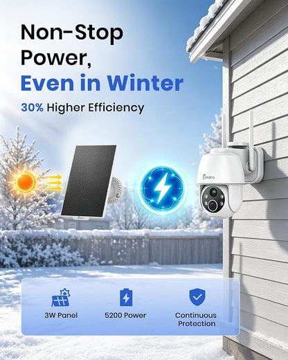 Solar Security Cameras Wireless Outdoor 4 Pack, WiFi 6 - Image 4