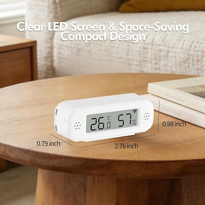 eMylo WiFi Thermometer Hygrometer Sensor, Wireless Indoor Temperature Humidity - Image 9