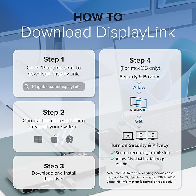 Plugable Dual DisplayPort & HDMI Docking Station - Image 7