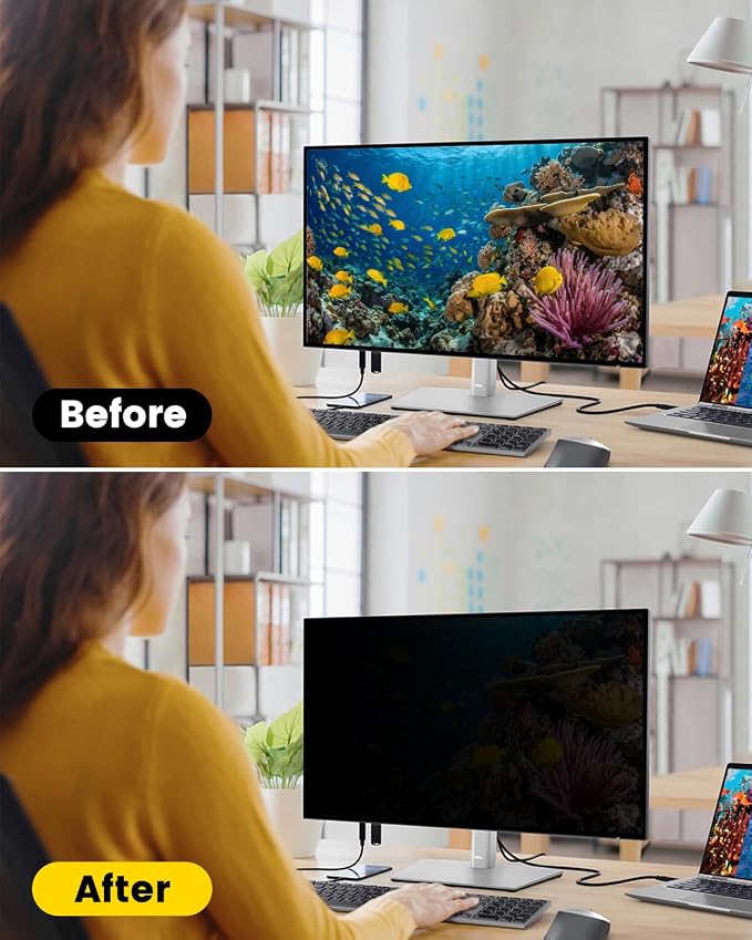 F FORITO 23.8 Inch 16:9 360°Privacy Screen Protector - Image 3