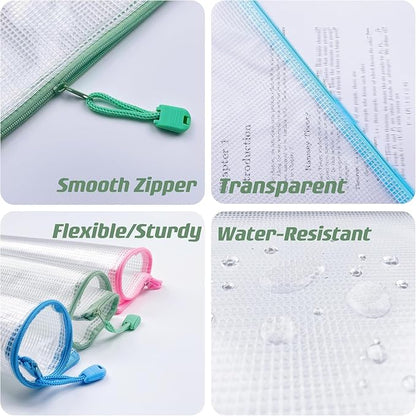 Mesh Zipper Pouch Bags, Zipper Bags - Image 4