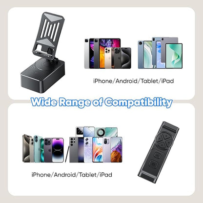 Phone Stand with Speaker with Bluetooth 5.3, Phone Stand with Remote Control & - Image 8