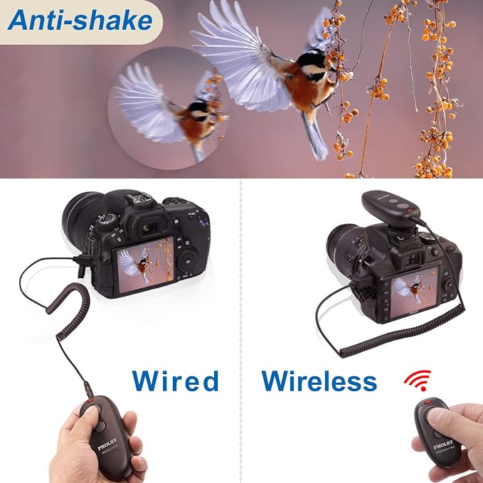PHOLSY for Sony Shutter Release S8 Wireless Remote Shutter for Sony a1 a9 a9-ii - Image 4