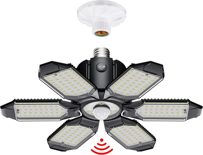 Motion Sensor Garage Light, 20000LM 200W Garage Lights Ceiling Led Motion by Craftersmark