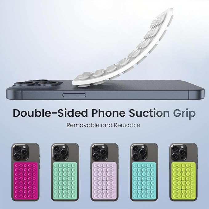 Double Sided Silicone Suction Phone Holder Mount, Silicon Accessory - Image 5
