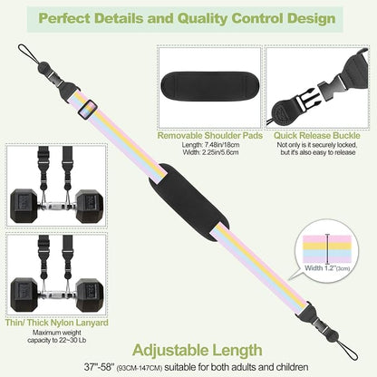 Universal Shoulder Strap, Removable Neoprene Padded Camera Strap, Adjustable - Image 6
