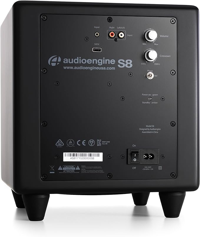 Audioengine S8 250W Wireless Subwoofer Kit - Image 2