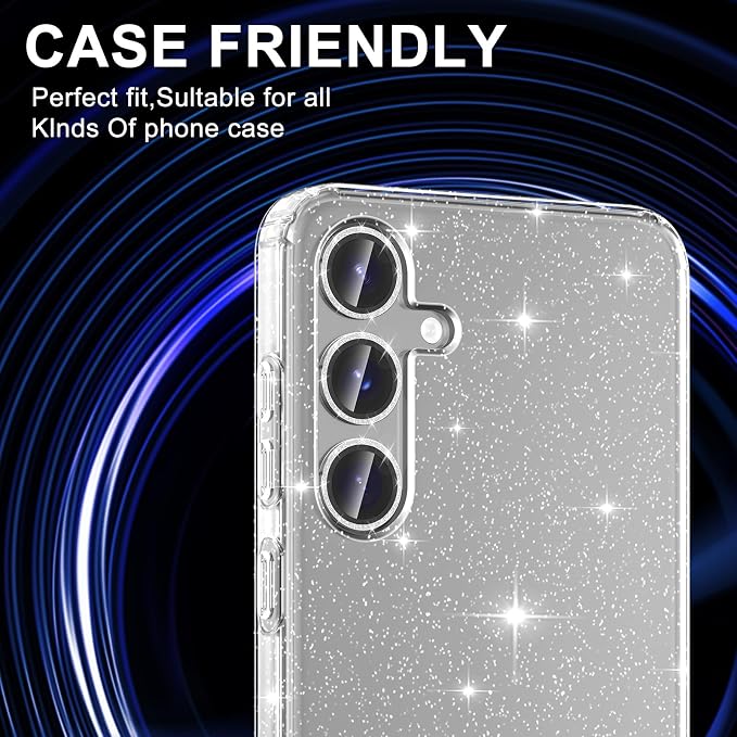 for Samsung Galaxy S24 FE Camera Lens Protector, Individual Metal Ring Tempered - Image 5