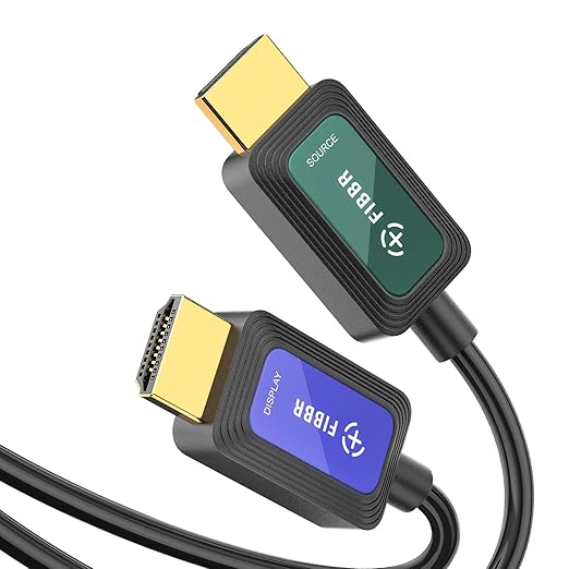 Fiber Optic HDMI Cable 150 ft 2.1 8K 48Gbps High Speed Supports 8K@60Hz 4K@120Hz by FibbrOfficial