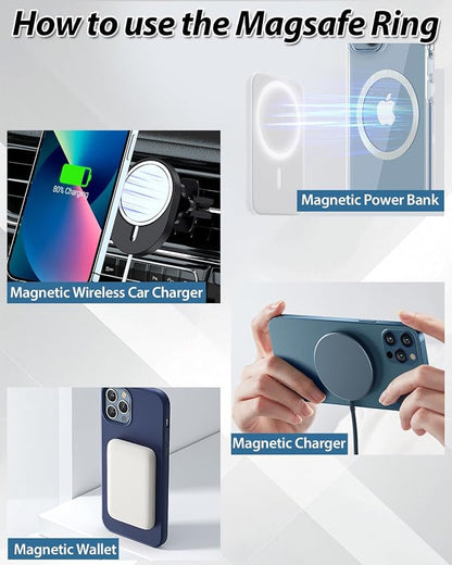 Metal Rings 6PCS, Ultra-Thin for MagSafe Sticker, Magnetic Adapter, Phone Cases - Image 6