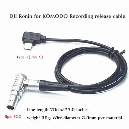 for DJI cable video cable to Komodo X /V-RAPTOR 9pin EXT Release wire - Image 6