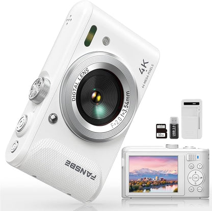 Fansbe Smart Digital Camera, 4K Vlogging Camera by FansbeSmart