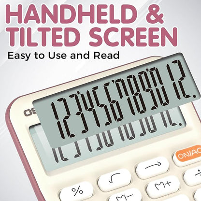 Pendancy Small Desk Calculator Cute, 12 Digit LCD Display, Basic Function - Image 4