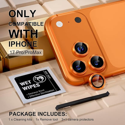 Misea Compatible for iPhone 17 Pro/iPhone 17 Pro Max Camera Lens Protector - Image 2