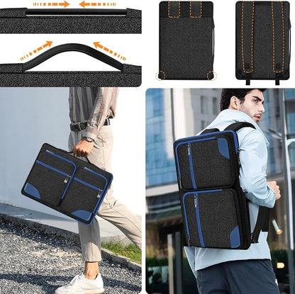 Hseok Ultra-Slim Laptop Case 17 17.3 inches Sleeve Protective PC Briefcase - Image 5