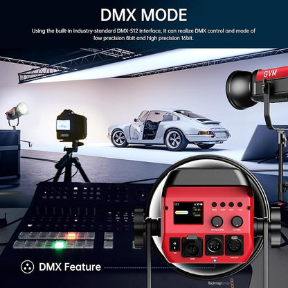 GVM LED Video Light Studio, 200W Studio Light Continuous Lighting Kit - Image 7