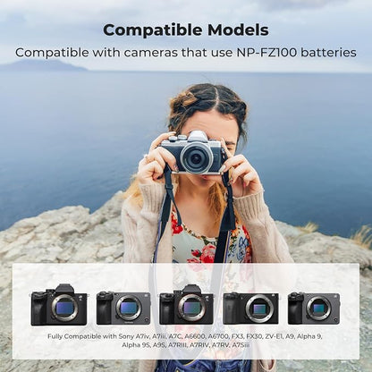K&F CONCEPT 2600mAh NP-FZ100 Battery, Alpha 9, Alpha 9S, A7Siii Cameras - Image 4