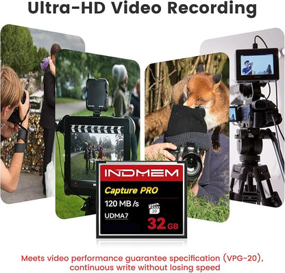 CF Card 32GB, CF Memory Card High Speed UDMA Camera Cards Designed - Image 3