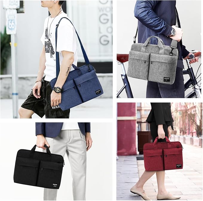 KINGSLONG Slim 17.3 inch Laptop Bag Sleeve Carrying Case - Image 6