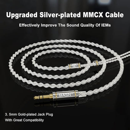 BASN MMCX Triple Driver in-Ear Monitors - Image 5