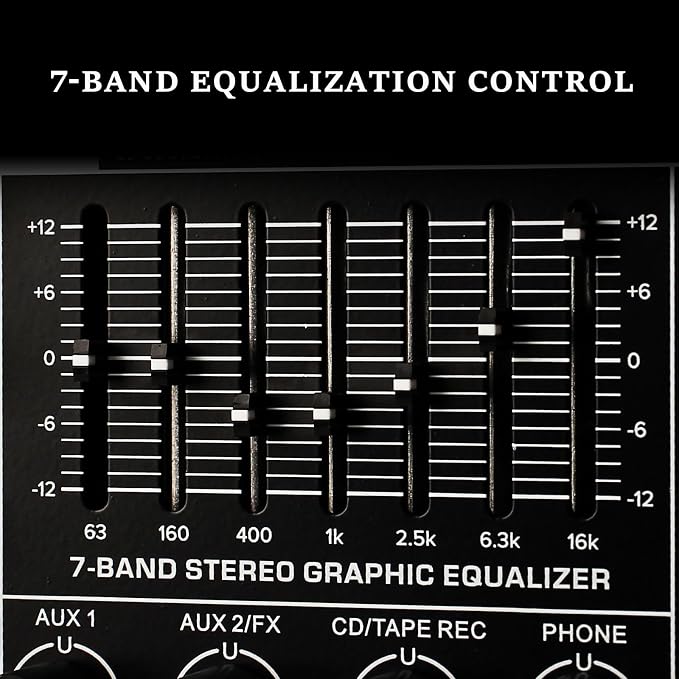 Audio Mixer 8 Channel Professional Mixer Console - Image 4