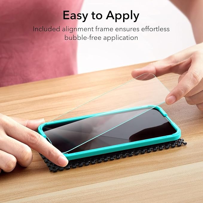 ESR 3 Pack for iPhone 14 Pro Screen Protector, Tempered Glass Film - Image 8