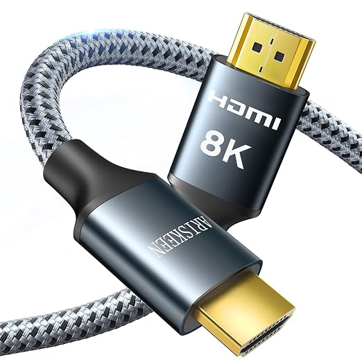 ARISKEEN 8K HDMI Cable 3 FT, 48Gbps High Speed HDMI 2.1 Cable, 8K 60Hz by ARISKEEN