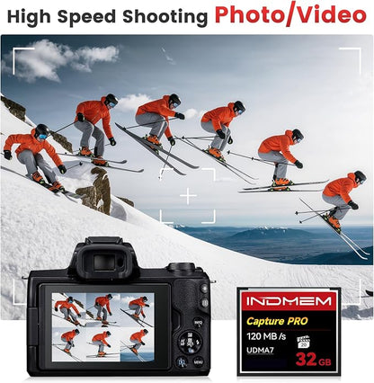 CF Card 32GB, CF Memory Card High Speed UDMA Camera Cards Designed - Image 2