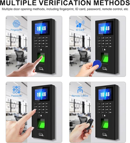 Complete Biometric Fingerprint Security Access Control System Kit, RFID T9 - Image 2