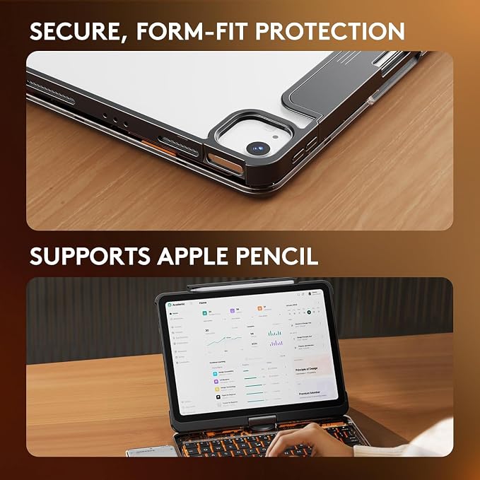 KITONE Transparent Case with Wireless Keyboard only - Image 8