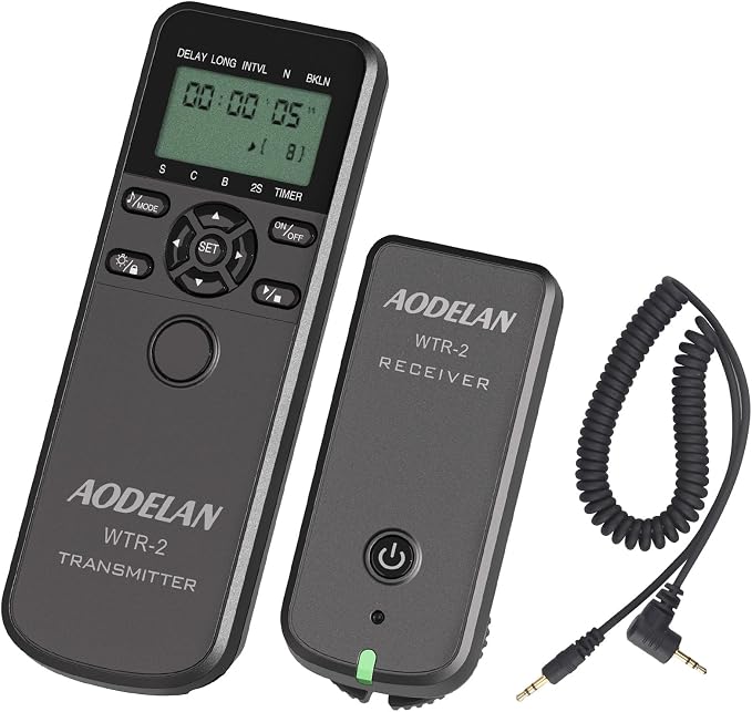 Wireless Timer Shutter Release Compatible by AODELAN