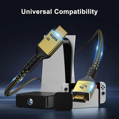 LIONWEI 8K Certified HDMI Cable 3.9FT/1M, HDMI 2.1 Cable 8K@60Hz 4K@120Hz - Image 7