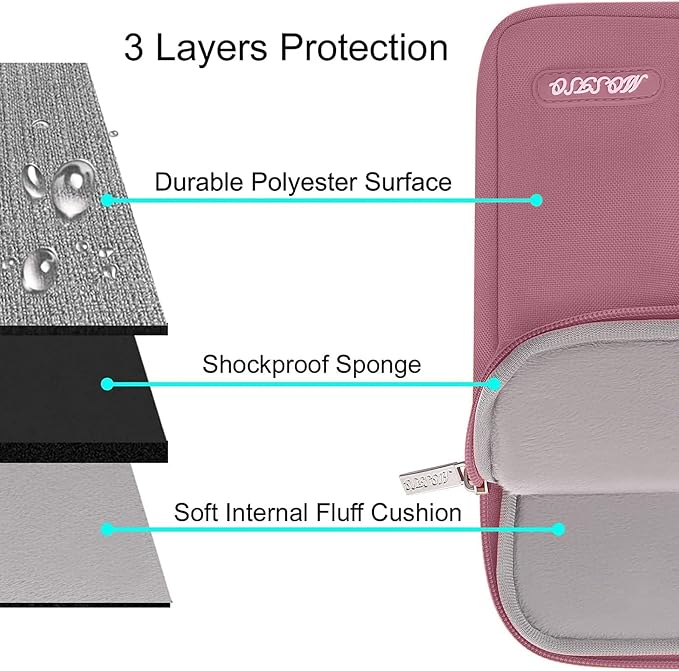 MOSISO Laptop Case 13.3 inch, 13-13.3 inch Laptop Sleeve Compatible - Image 3