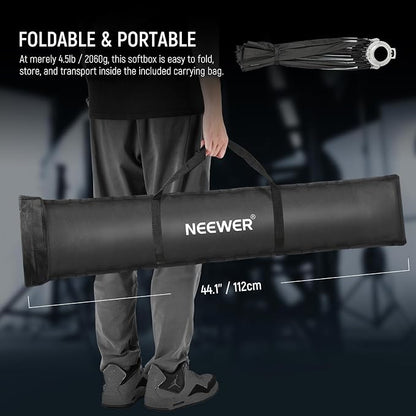 NEEWER Parabolic Softbox Kit, 47.2" Bowens Mount Soft Box - Image 7