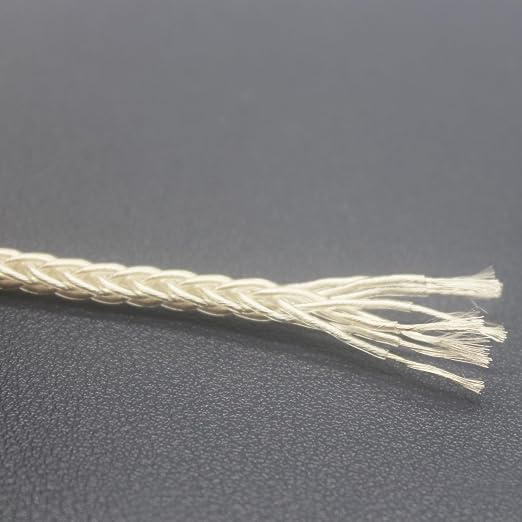 Youkamoo 3.5mm Right Angle 8 Core Silver Plated Copper Braided Replacement - Image 4