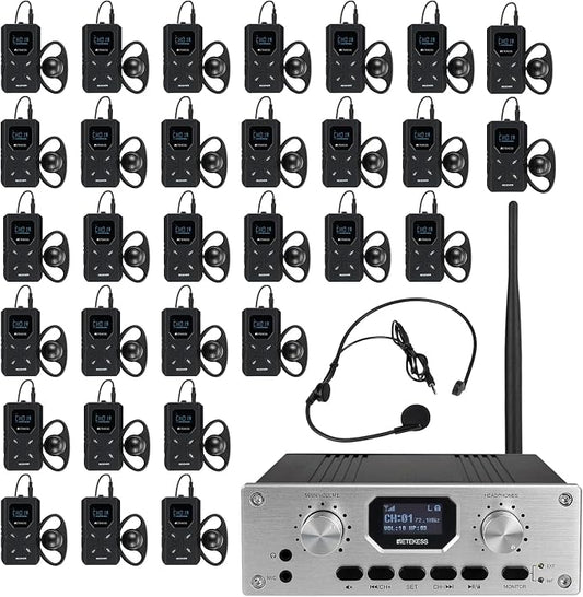 Retekess TT119 Assistive Listening Devices, Church Translation System, by Retekess