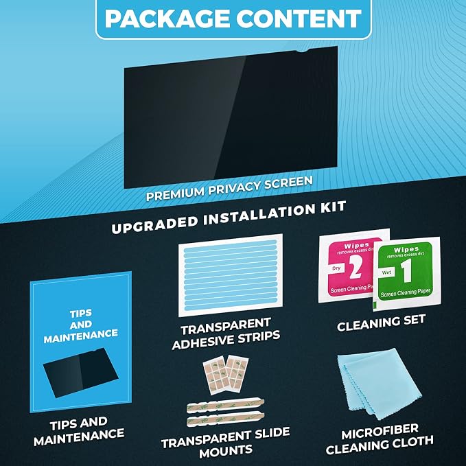 Privacy Screen Filter for 18.5 Inches Desktop Computer Monitor, Aspect Ratio - Image 6