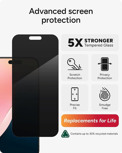 ZAGG Glass Elite Privacy Screen Protector - Image 3