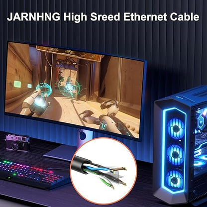Cat6 Ethernet Cable 1200ft Bulk, Outdoor/Indoor 26awg UTP Network Wire - Image 3