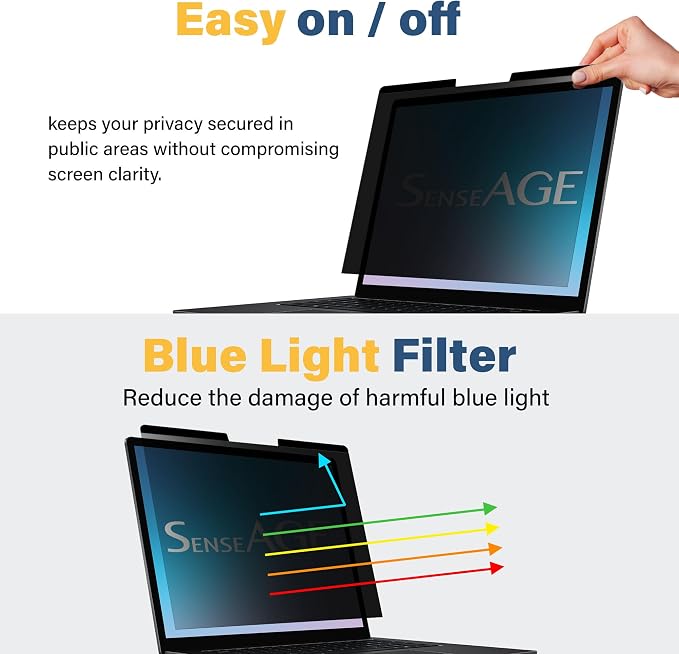 SenseAGE Magnetic Privacy Screen Protector - Image 4
