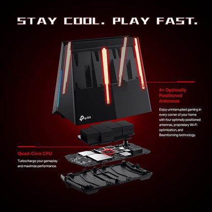 TP-Link Tri-Band AXE5400 Wi-Fi 6E Gaming Router Archer GXE75 | 6-Stream 5.4 - Image 8