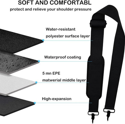Universal Replacement Laptop Shoulder Strap, Durable 55" Adjustable Comfortable - Image 5