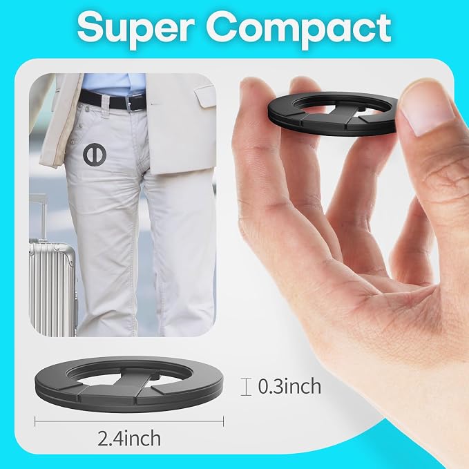 Mini Airplane Magnetic Phone Holder, MagSafe Compatible Magnetic Travel Phone - Image 2