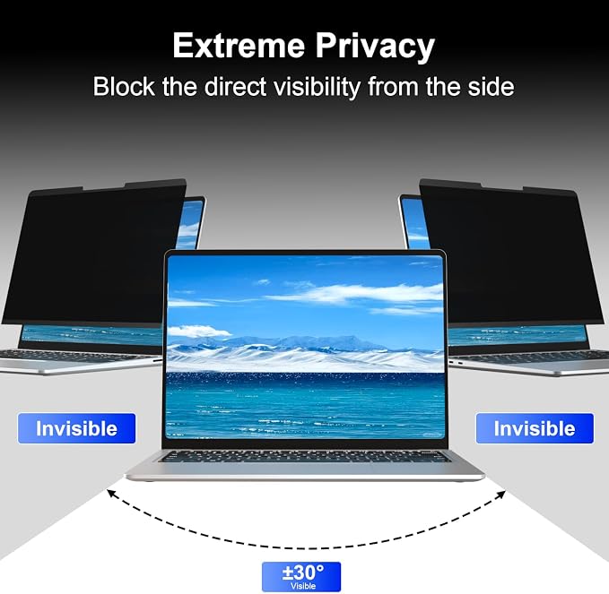Magnetic Privacy Screen for 15 Inch Microsoft Surface Laptop 7, Removable Anti - Image 8