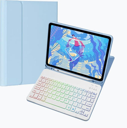 Keyboard Case for Galaxy Tab S6 Lite 10.4 Inch 2024/2022/2020, Slim Lightweight by Unknown