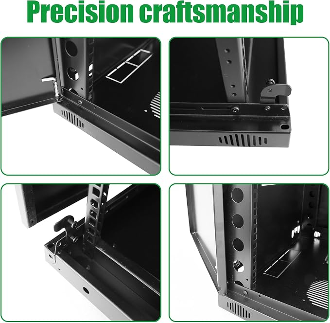 18U Server Cabinet Wall Mount Rack Enclosure - Image 5
