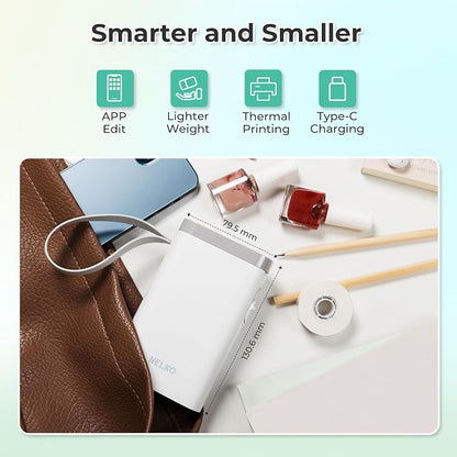 Nelko Label Maker Machine with Tape, P21 Bluetooth Label Printer, Wireless Mini - Image 4