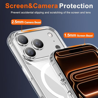 for iPhone 17 Pro Case Clear, Magnetic iPhone 17Pro Case - Image 7