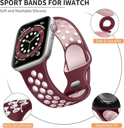 Lerobo Compatible with Apple Watch Band 45mm Series 9 44mm SE 3 46mm 11 10 42mm - Image 8